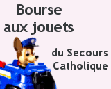 Bourse aux Jouets organisation Secours Catholique  http://www.domduf.com/