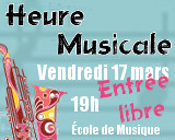 Heure musicale à l’école de musique municipale Les élèves nous dévoilent leurs talents  http://www.domduf.com/